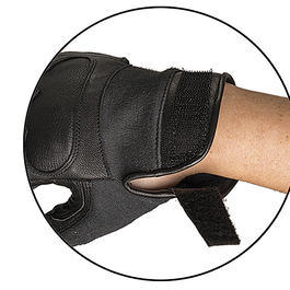 Mil-Tec Handschuhe Tactical Leder/Kevlar schwarz Bild 4