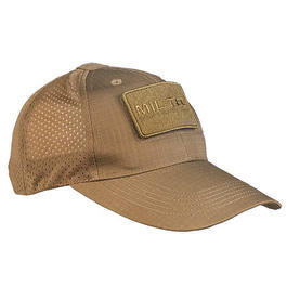 Mil-Tec Baseball Cap Netz dark coyote