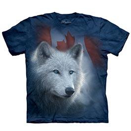 The Mountain T-Shirt Canadian White Wolf - Abverkauf