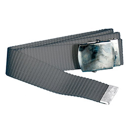 Grtel mit Metallschnalle grau