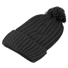 Kleinbild 2 McAllister Strickm�tze schwarz mit Teddy-Fleece gef�ttert