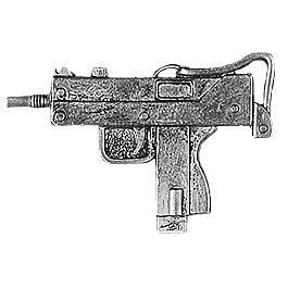 MobTown Grtelschnalle MAC10