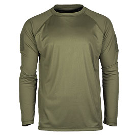 Langarmshirt Dry Tactical Mil-Tec oliv kaufen Quick