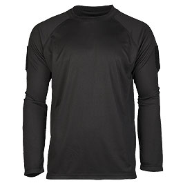 Mil-Tec Langarmshirt Tactical Quick Dry schwarz