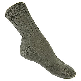 BW Stiefelsocken mit Plschsohle kurz Original oliv