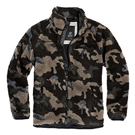 Brandit Fleecejacke Teddyfleece Jacket darkcamo