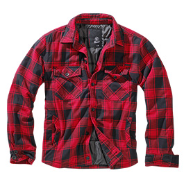 Brandit Flanelljacke Lumberjacket rot/schwarz kariert