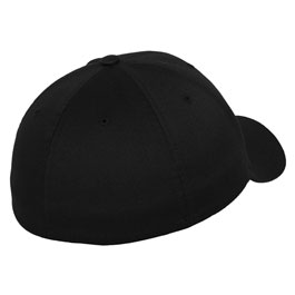 Flexfit Mütze Wooly Combed Cap schwarz-grau Bild 3
