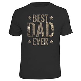 Rahmenlos T-Shirt Best Dad Ever schwarz