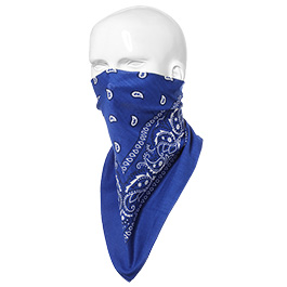 MFH Bandana Halstuch Paisleymuster royalblau-wei