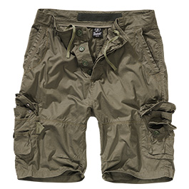 Brandit Shorts Ty Paper Touch oliv