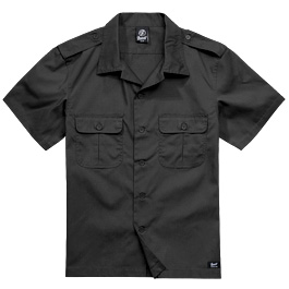 Brandit Hemd US-Style Ripstop kurzarm schwarz
