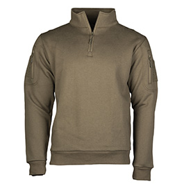 Mil-Tec Sweatshirt Tactical ranger green mit Zipper