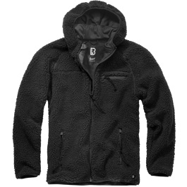 Brandit Jacke Teddyfleece Worker schwarz