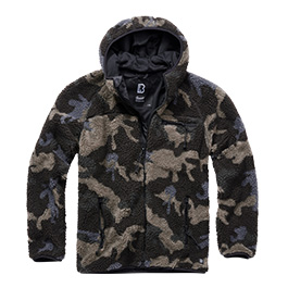 Brandit Jacke Teddyfleece Worker darkcamo