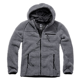 Brandit Jacke Teddyfleece Worker anthrazit