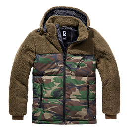 Brandit Teddyfleece Jacke Jackson oliv/woodland