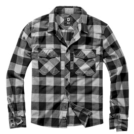 Brandit Checkshirt schwarz/charcoal kariert