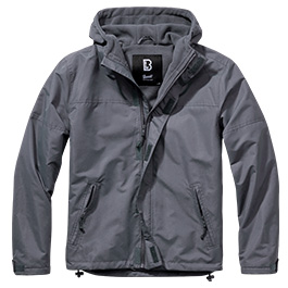 Brandit Jacke Windbreaker Frontzip anthrazit