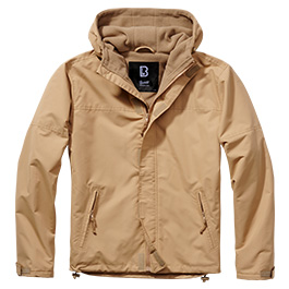 Brandit Jacke Windbreaker Frontzip camel