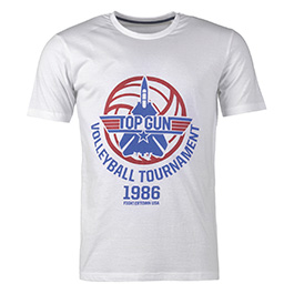 T-Shirt Top Gun weiss