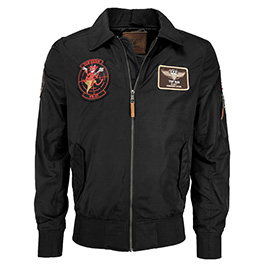 Top Gun Fliegerjacke Hornet schwarz