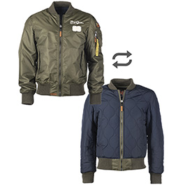 Top Gun Fliegerjacke Tomcat Oliv Wendejacke