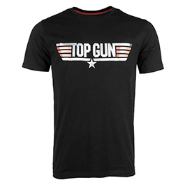 T-Shirt Top Gun schwarz