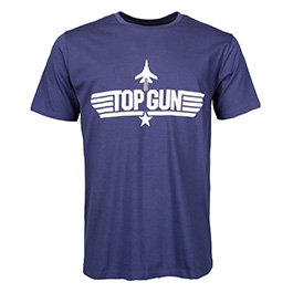 T-Shirt Top Gun blau
