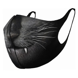 Spiral Stoffmaske Cat Fangs Bild 1 xxx: