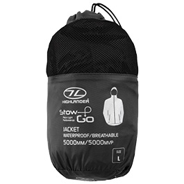 Kleinbild 5 Highlander Regenjacke Stow & Go schwarz
