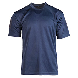 Mil-Tec T-Shirt Tactical Quick Dry schnelltrocknend dunkelblau