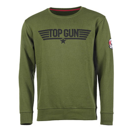 Sweatshirt Top Gun oliv