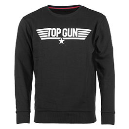 Sweatshirt Top Gun schwarz