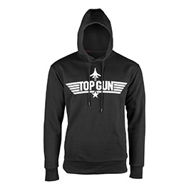 Kapuzenpullover Hoodie Top Gun schwarz