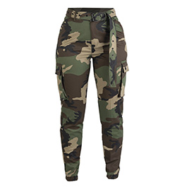 Mil-Tec Hose Army Pants Woman inkl. Nietengrtel woodland