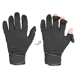 Mil-Tec Handschuh Shooting Gloves Neopren schwarz Bild 1 xxx:
