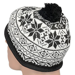 Kleinbild 1 Brandit Strickm�tze Snow Cap schwarz/wei�
