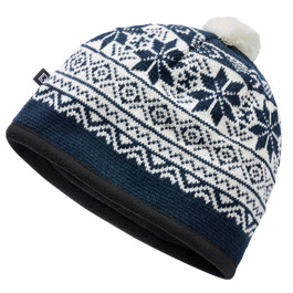 Brandit Strickmtze Snow Cap blau/wei