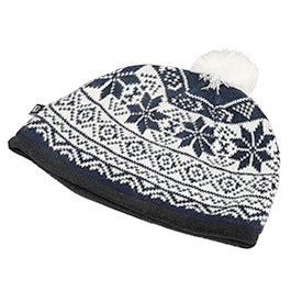 Kleinbild 2 Brandit Strickm�tze Snow Cap blau/wei�
