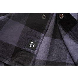 Brandit Checkshirt ärmellos schwarz/grau kariert Bild 5