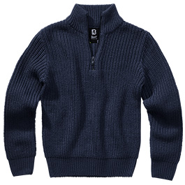 Brandit Kinder Marine Pullover Troyer navy