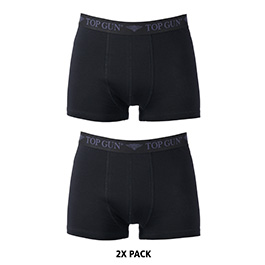 Top Gun Boxershorts 2er Pack schwarz