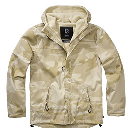 Brandit Jacke Windbreaker Ripstop mit Frontzip sandstorm