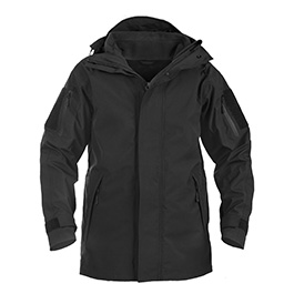 Mil-Tec Jacke Nsseschutz mit Fleecejacke Gen. II schwarz