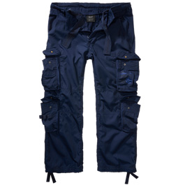 Brandit Cargohose Pure Vintage Trousers Ripstop navy