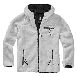Brandit Jacke Teddyfleece Worker wei