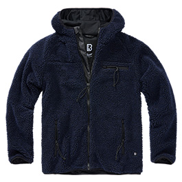 Brandit Jacke Teddyfleece Worker navy