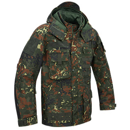 Brandit Outdoorjacke Performance flecktarn wasserabweisend