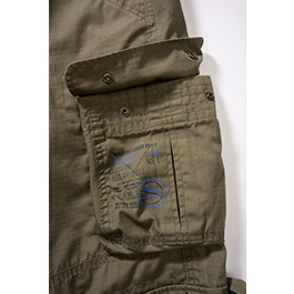Brandit Cargohose Pure Vintage Trousers Ripstop oliv Bild 2